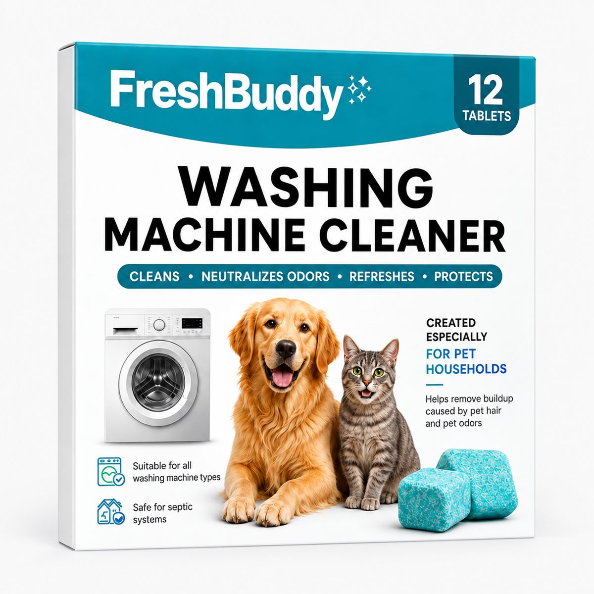 FreshBuddy Washing Machine Cleaner